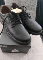 Nieuwe lederen Herenschoenen Gallus Boston maat 45, Zwart, Nieuw, Ophalen of Verzenden, Veterschoenen