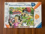 Tiptoi Puzzel Beleef de Manege - Ravensburger, Ophalen of Verzenden, Meer dan 50 stukjes, Zo goed als nieuw, 4 tot 6 jaar