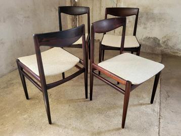 Vintage palissander stoelen van Lubke, 1960 beschikbaar voor biedingen