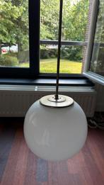 Vintage schoollamp melkglas compleet, Huis en Inrichting, Retro vintage jaren 30 stijl, Gebruikt, 50 tot 75 cm, Ophalen of Verzenden