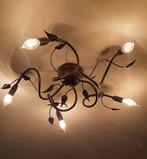 Mooie sierlijke plafondlamp, Huis en Inrichting, Lampen | Plafondlampen, Ophalen of Verzenden, Gebruikt, Metaal, Brocant