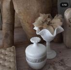 Oud frans potje schaaltje schaal pot kaptafel set franse, Verzenden
