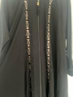 Zwarte Abaya met Sierlijke Details nieuwe, Zwart, Maat 46/48 (XL) of groter, Nieuw, Ophalen of Verzenden