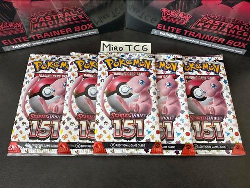 Pokémon 151 Booster Packs - Pokémon, Hobby en Vrije tijd, Verzamelkaartspellen | Pokémon, Nieuw, Booster, Ophalen of Verzenden
