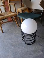 Vintage lamp spiraal Woja retro lamp design, Ophalen, Gebruikt, Glas, Minder dan 50 cm