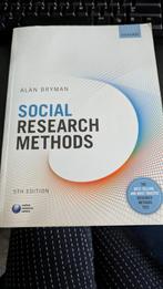 Social Research Methods, Boeken, Ophalen of Verzenden, Alpha, Zo goed als nieuw, WO