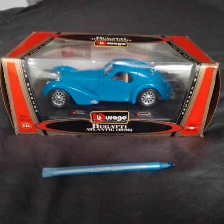 Bugatti Atlantic (1936) Burago 1/24, Hobby en Vrije tijd, Modelauto's | 1:18, Ophalen of Verzenden