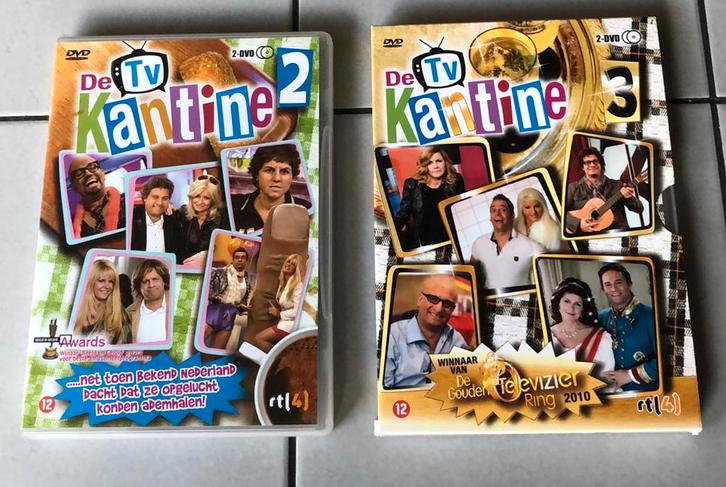 De tv kantine dvd boxen deel 2 en 3 zgan, Cd's en Dvd's, Dvd's | Tv en Series, Zo goed als nieuw, Komedie, Boxset, Alle leeftijden