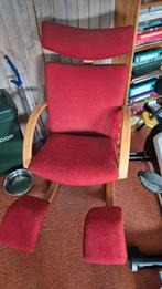 Stokke Stoel - Herbekleding Nodig, Huis en Inrichting, Stoelen, Gebruikt, Vintage, Ophalen of Verzenden, Stof