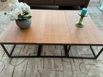3 Donkerbruine Salontafels - 90x45 cm, Huis en Inrichting, Tafels | Salontafels, Minder dan 50 cm, Gebruikt, 50 tot 100 cm, Ophalen of Verzenden