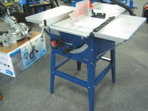 Circeltafelzaag + verbreders 230 V, 2000W HM zaagblad 254x30, Doe-het-zelf en Verbouw, Gereedschap | Zaagmachines, Nieuw, Cirkelzaag
