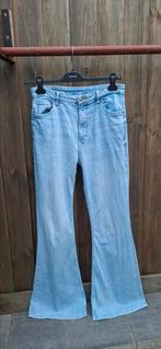 Wide leg high waist jeans. Bershka maat 40 lengte 34 (lang!), Blauw, Zo goed als nieuw, W30 - W32 (confectie 38/40), Bershka
