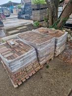 15 m2 waalformaat 20x5x6 cm cm gebruikt op pallets, Ophalen, Gebruikt, Klinkers, 10 m² of meer