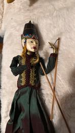 Handpoppen setje indonesische te koop, Ophalen, Zo goed als nieuw, Pop