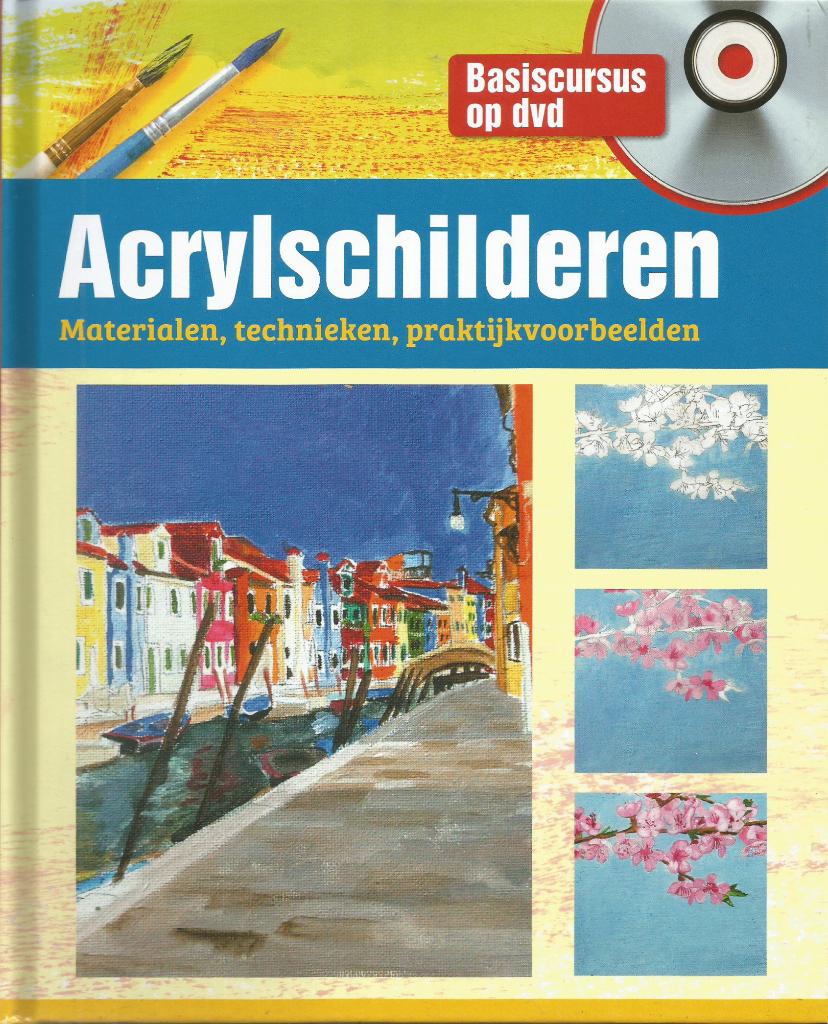 Acryl schilderen basiscursus op dvd + boek, Ophalen of Verzenden, Nieuw, Tekenen en Schilderen