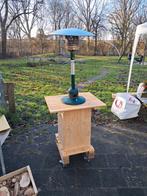 Terrasverwarmer met opbergkast voor gasfles, Tuin en Terras, Terrasverwarmers, Ophalen, Gebruikt, Gas, Vloer