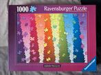 Ravensburger puzzel 1000 stukjes Colors on colors, Hobby en Vrije tijd, Denksport en Puzzels, Ophalen, 500 t/m 1500 stukjes, Zo goed als nieuw