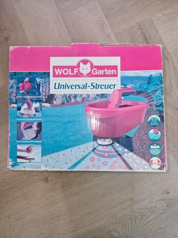universele strooier van Wolf-garten beschikbaar voor biedingen