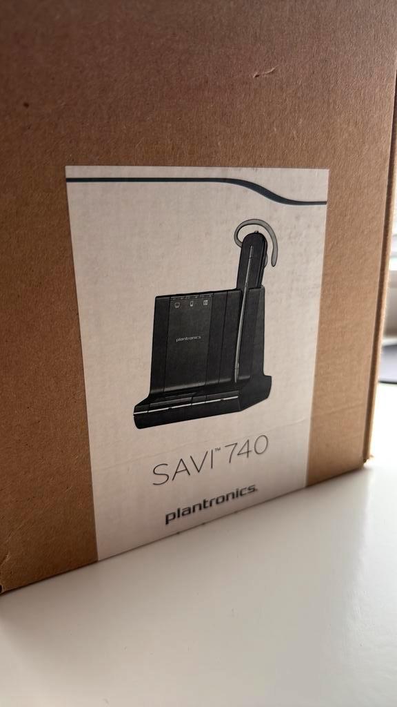 Plantronics W740 headset NIEUW!!, Computers en Software, Headsets, Nieuw, Over-ear, Draadloos, Ophalen of Verzenden