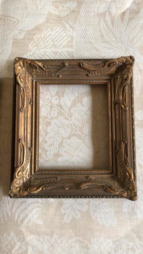 Kleine houten schilderijlijst (gereserveerd JOSY / ESR), Antiek en Kunst, Curiosa en Brocante, Ophalen of Verzenden