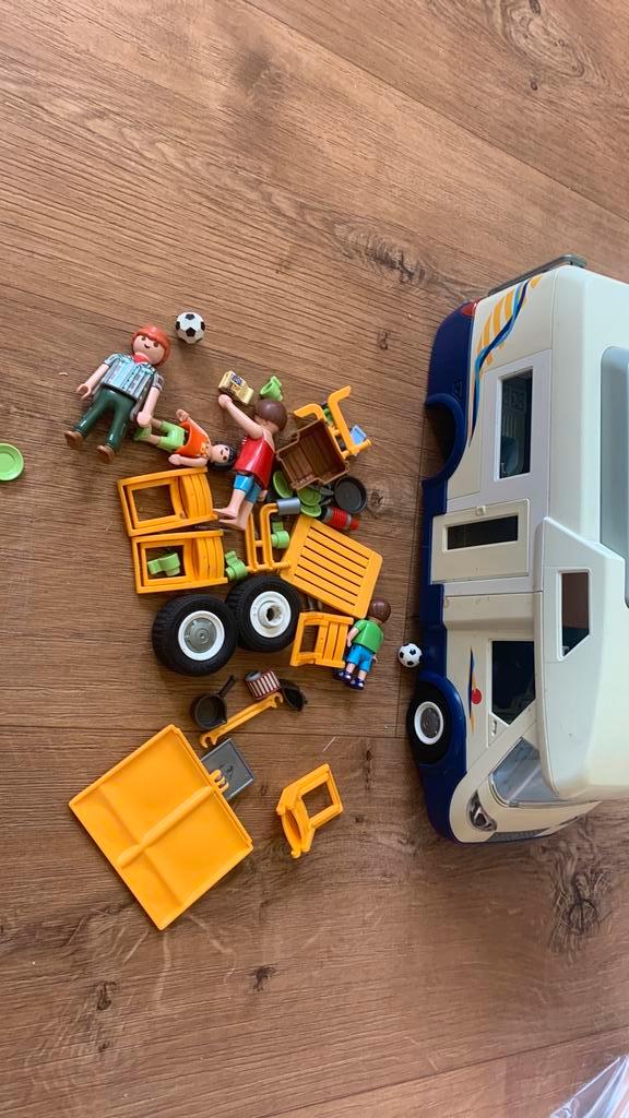 Camper playmobil, Kinderen en Baby's, Speelgoed | Playmobil, Gebruikt, Ophalen of Verzenden