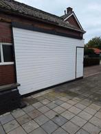 Grote rolpoort met inloop deur op wielen, Ophalen, Gebruikt, 200 cm of meer, Schuifpoort