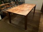 Hardhouten eettafel, Huis en Inrichting, Tafels | Eettafels, Ophalen, Gebruikt, 100 tot 150 cm, 200 cm of meer