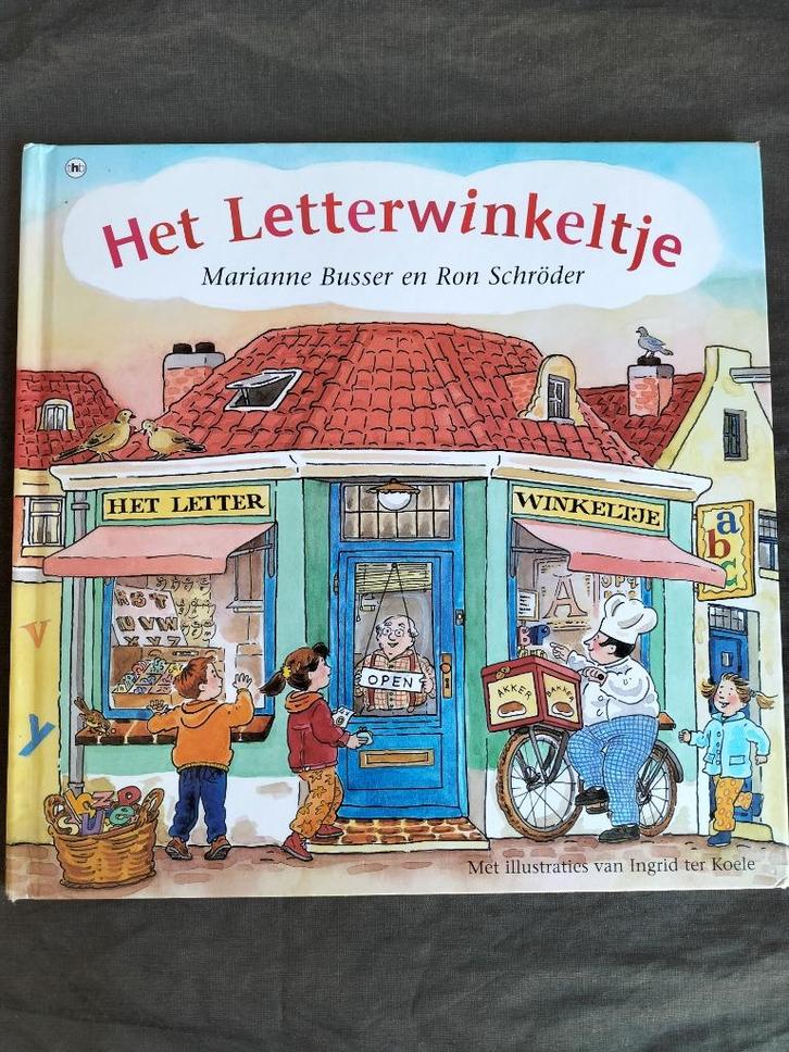 Marianne Busser & Ron Schröder - Het Letterwinkeltje, Boeken, Kinderboeken | Kleuters, Zo goed als nieuw, Non-fictie, Jongen of Meisje