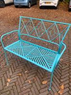 Bankje ijzer, Tuin en Terras, Tuinbanken, Ophalen of Verzenden, Gebruikt, Metaal