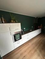 STUNTPRIJS! RECHTE HOOGGLANS KEUKEN 5,14M+APPARATUUR, Huis en Inrichting, Ophalen, Wit, Enkelwandige keuken, Hout