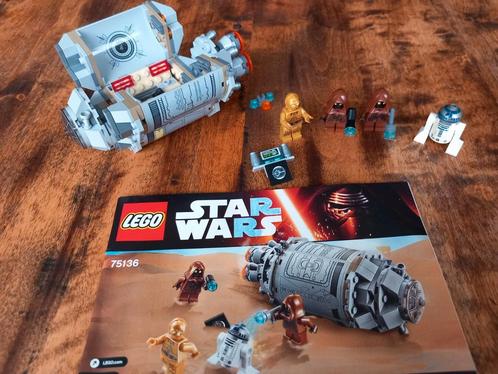 Lego Starwars 75136 Droid escape pod 4 minifiguren, Kinderen en Baby's, Speelgoed | Duplo en Lego, Gebruikt, Lego, Complete set