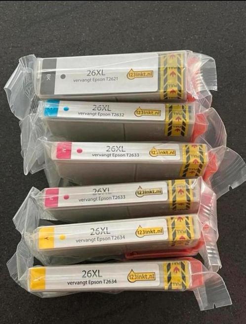 Inktcartridge 26XL (vervangt Epson T2636), Computers en Software, Printerbenodigdheden, Nieuw, Cartridge, Ophalen of Verzenden