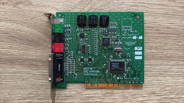 Ensonic ES1370 AudioPCI voor classig PC DOS /Win3.11/95/98, Computers en Software, Vintage Computers, Ophalen of Verzenden