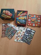 Cars verzameling: doos, puzzelklok & stickers, Ophalen of Verzenden, Zo goed als nieuw, Jongen of Meisje