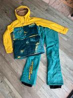 Burton Ski Jas Maat xs geel groen Tuqoiuse, Burton, Ophalen of Verzenden, Zo goed als nieuw, Jack