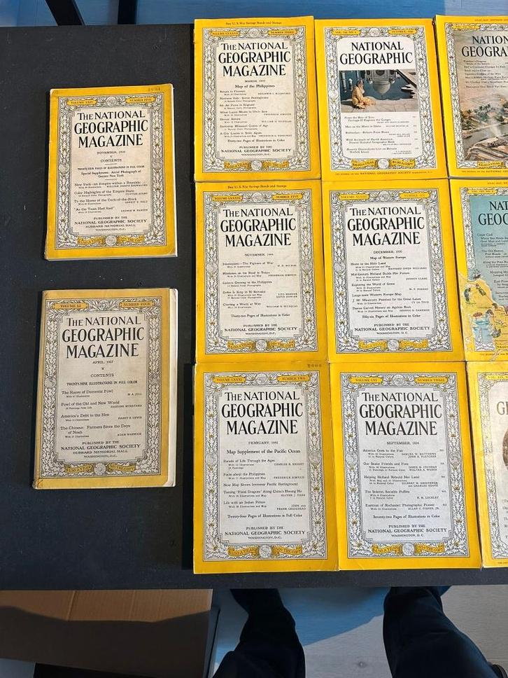 national geographic 335 stuks, Boeken, Tijdschriften en Kranten, Gelezen, Wetenschap en Natuur, Ophalen