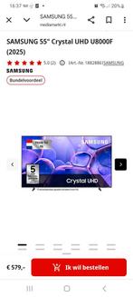 Samsung 55" Crystal UHD U8000F - Nieuw in doos!, Ophalen, LED, Nieuw, Samsung