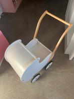 Houten Poppenwagen / Loopwagen - Stevig en Leuk!, Ophalen, Zo goed als nieuw, Duw- of Trekspeelgoed
