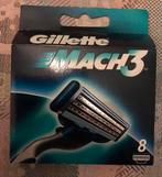 Gillette Mach 3 8 pack, Nieuw, Gehele gezicht, Ophalen of Verzenden, Verzorging
