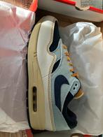 Nike air Max 1 “Aura/Midnight navy pale ivory maat 44, Blauw, Nieuw, Ophalen of Verzenden, Sneakers of Gympen