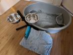 Hondenmand en voer/water bakken, Ophalen, Gebruikt, Overige