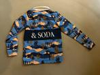 Scotch & Soda Rugby Shirt Maat 140, Kinderen en Baby's, Ophalen of Verzenden, Gebruikt, Jongen of Meisje, Shirt of Longsleeve