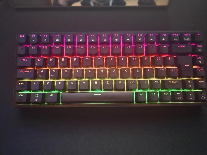 Royal Kludge RK84 Mechanical Keyboard, Computers en Software, Toetsenborden, Zo goed als nieuw, Qwerty, Draadloos, Ergonomisch