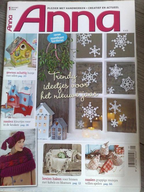 22 x Anna Burda uit 2014 - 2015 - 2016, Hobby en Vrije tijd, Breien en Haken, Zo goed als nieuw, Breien of Haken, Patroon of Boek