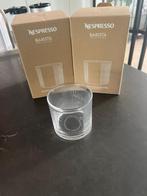 Nespresso Barista glazen 4 stuks nieuw in doos, Glas of Glazen, Nieuw, Ophalen of Verzenden, Glas