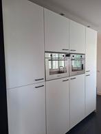Gerenoveerde parallelkeuken met inbouwapparatuur, Huis en Inrichting, Keuken | Complete keukens, Ophalen, Gebruikt, Wit, Dubbelwandige keuken