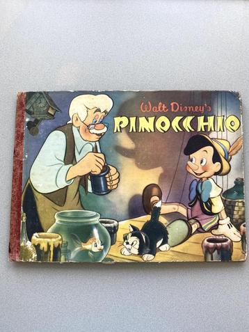 Walt Disney's Pinocchio plaatjesalbum 1e druk 1954 beschikbaar voor biedingen