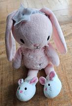 Princess mimi nelly roze konijn knuffel met konijnen slofjes, Ophalen of Verzenden, Zo goed als nieuw
