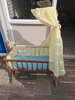 Vintage Houten Wieg met Hemeltje, Ophalen, Gebruikt, Wieg