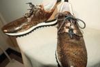 Patrizia Pepe sneakers bekleed met gouden lovertjes feest 38, Kleding | Dames, Schoenen, Overige kleuren, Verzenden, Patrizia Pepe
